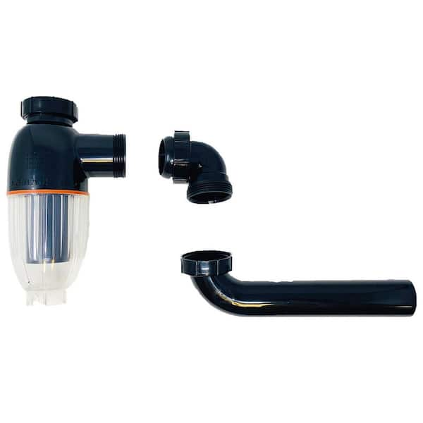 PF WaterWorks 1-1/2 in. SinkGENIE ABS Plastic No Mess Easy Clean P-Trap  PT5001 - The Home Depot