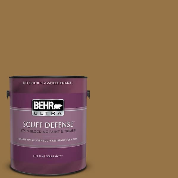 BEHR ULTRA 1 gal. #S300-7 Rococo Gold Extra Durable Eggshell Enamel Interior Paint & Primer