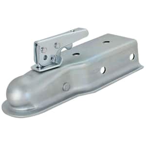 Zinc Trigger-Style Trailer Coupler - 2 in. Ball, 3 in. Channel - 3,500 lbs.