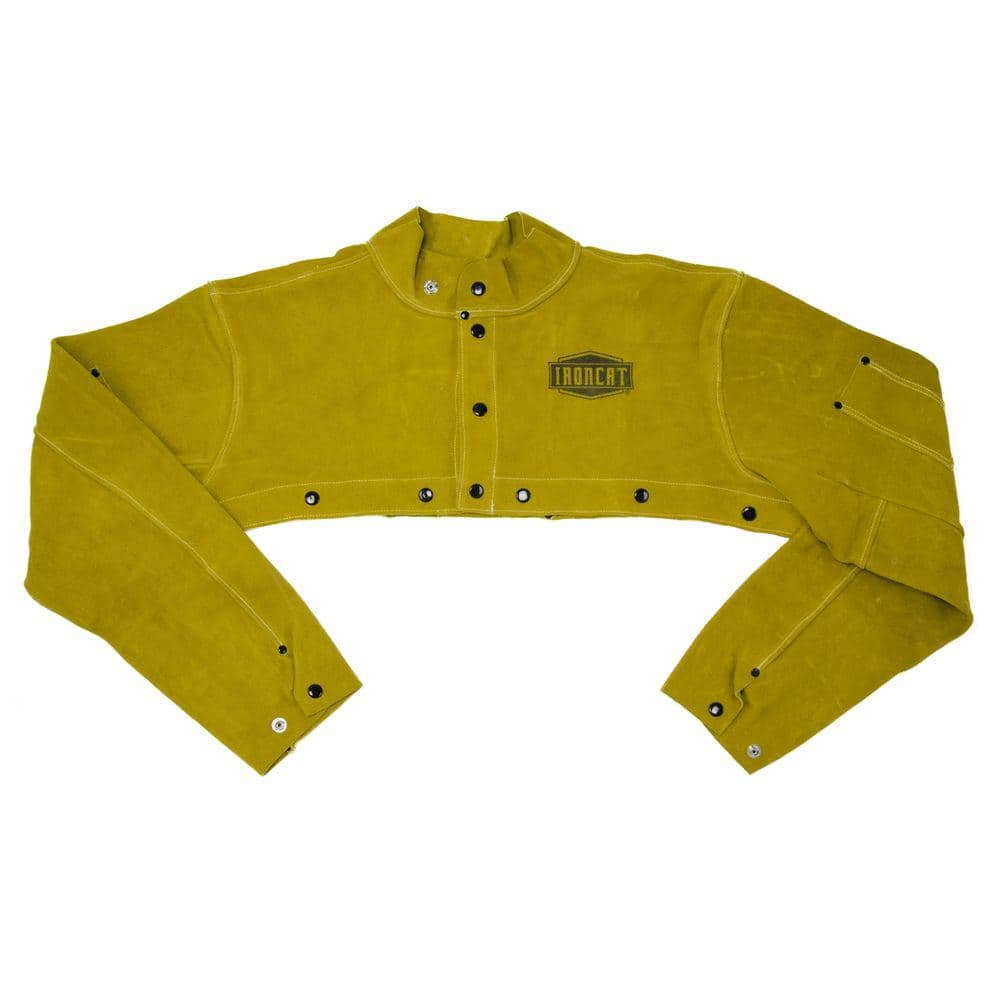 Ironcat Large Flame Resistant Leather Welding Cape Sleeve 7000/L