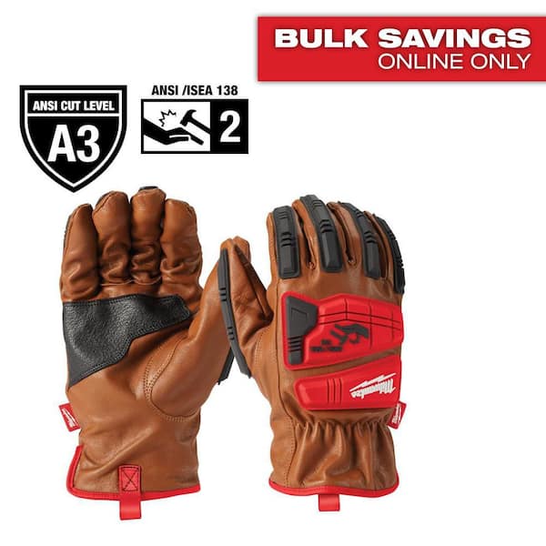 Small Level 3 Cut Resistant Goatskin Leather Impact Gloves