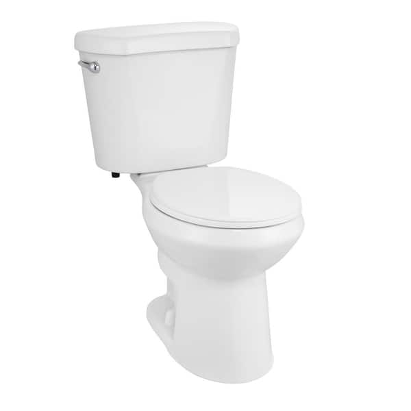 2-piece 1.28 GPF High Efficiency Single Flush Round Toilet in White, Seat Included (3-Pack) 2-piece 1.28 GPF High Efficiency Single Flush Round Toilet in White, Seat Included (3-Pack)