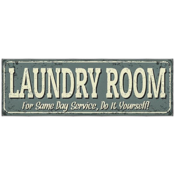 Laundry Collection Non-Slip Rubberback 2x5 Laundry Room Runner Rug, 20 in. x 59 in., Baby Blue