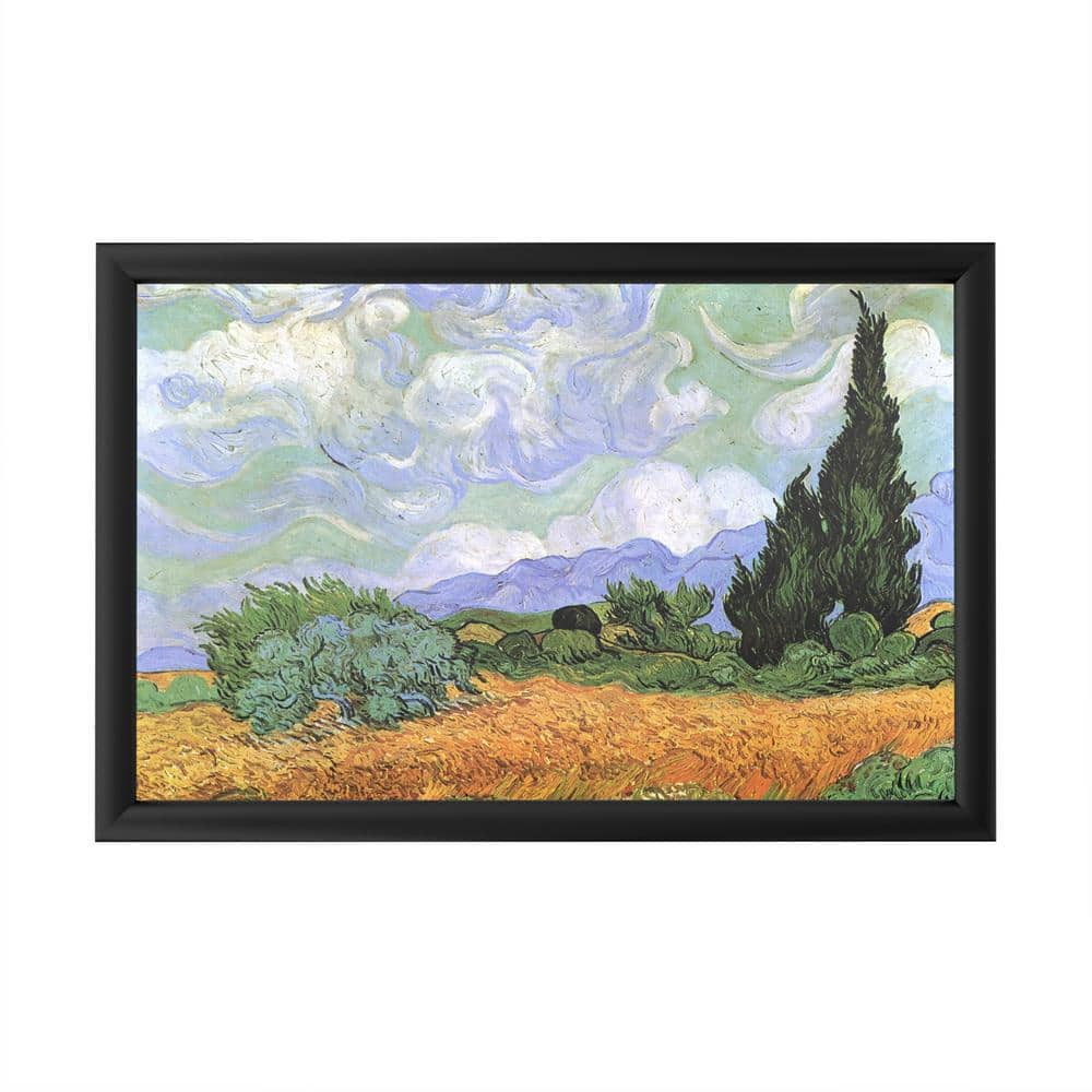 The National Gallery Van Gogh Watercolor Paper Block, 140lb, White Paper,  12 Sheets, 9.4 x 12.6, A Wheatfield, with Cypresses