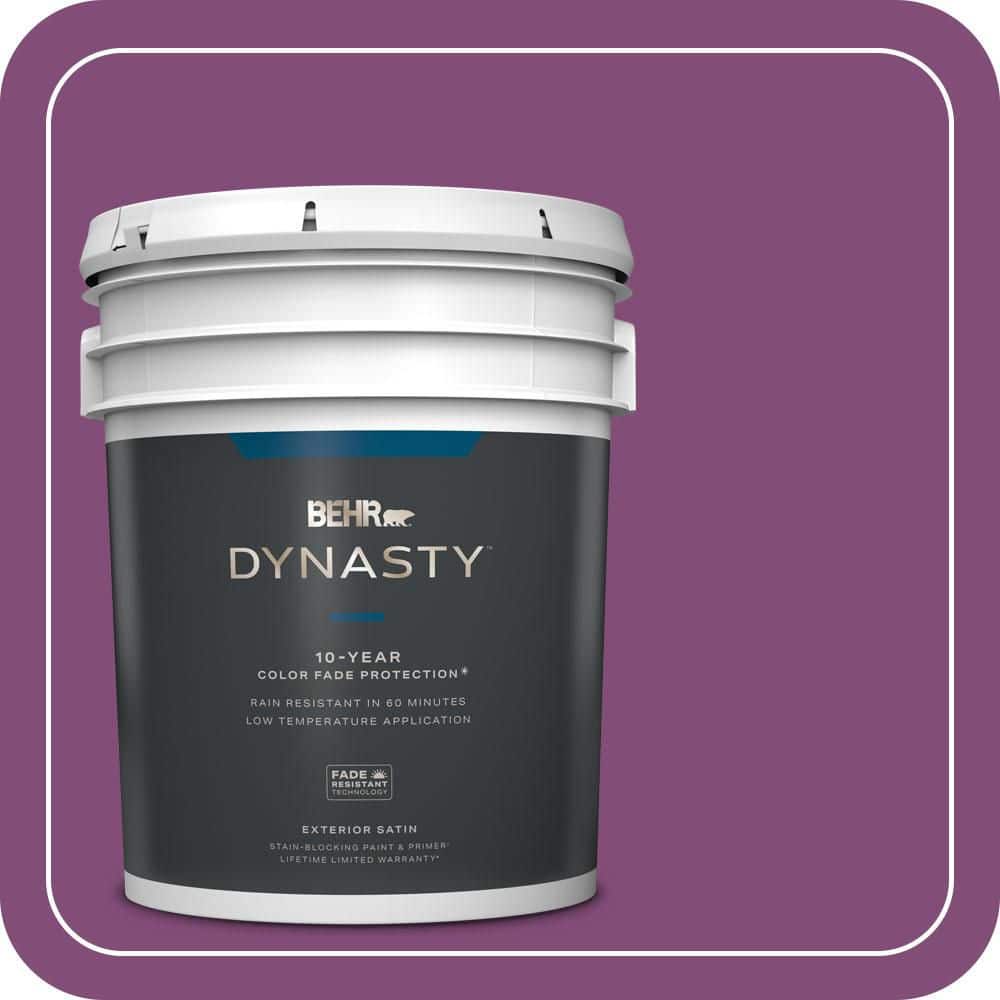 5 gal. #T15-12 Graphic Grape Satin Enamel Exterior Stain-Blocking Paint & Primer price history on PriceWatchPro