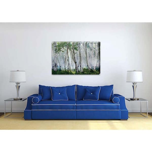 Unbranded 24 in. x 16 in. "Up In the Clouds" Printed Canvas Wall Art