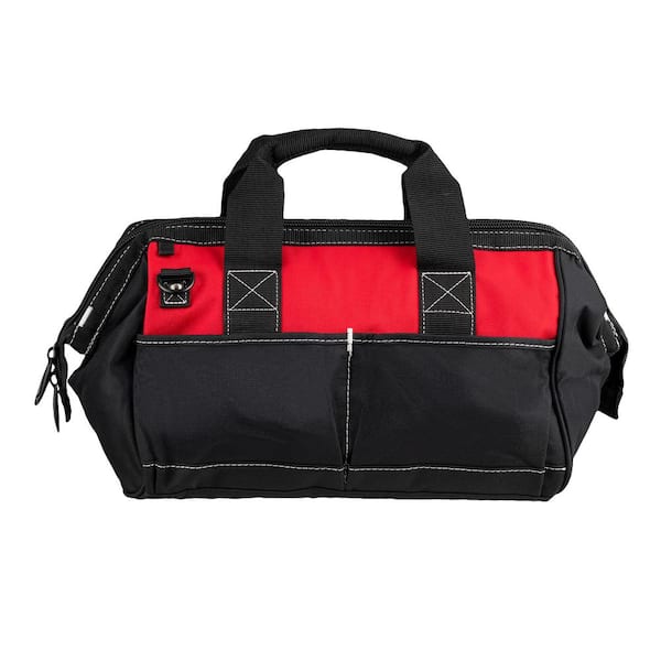 WORKPRO Close Top Wide Mouth Tool Bag Storage Organizer Close Tote