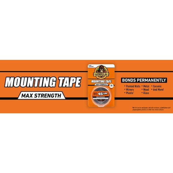 Gorilla 60 in. Mounting Tape - Max Strength (6-Pack) 112962 - The 
