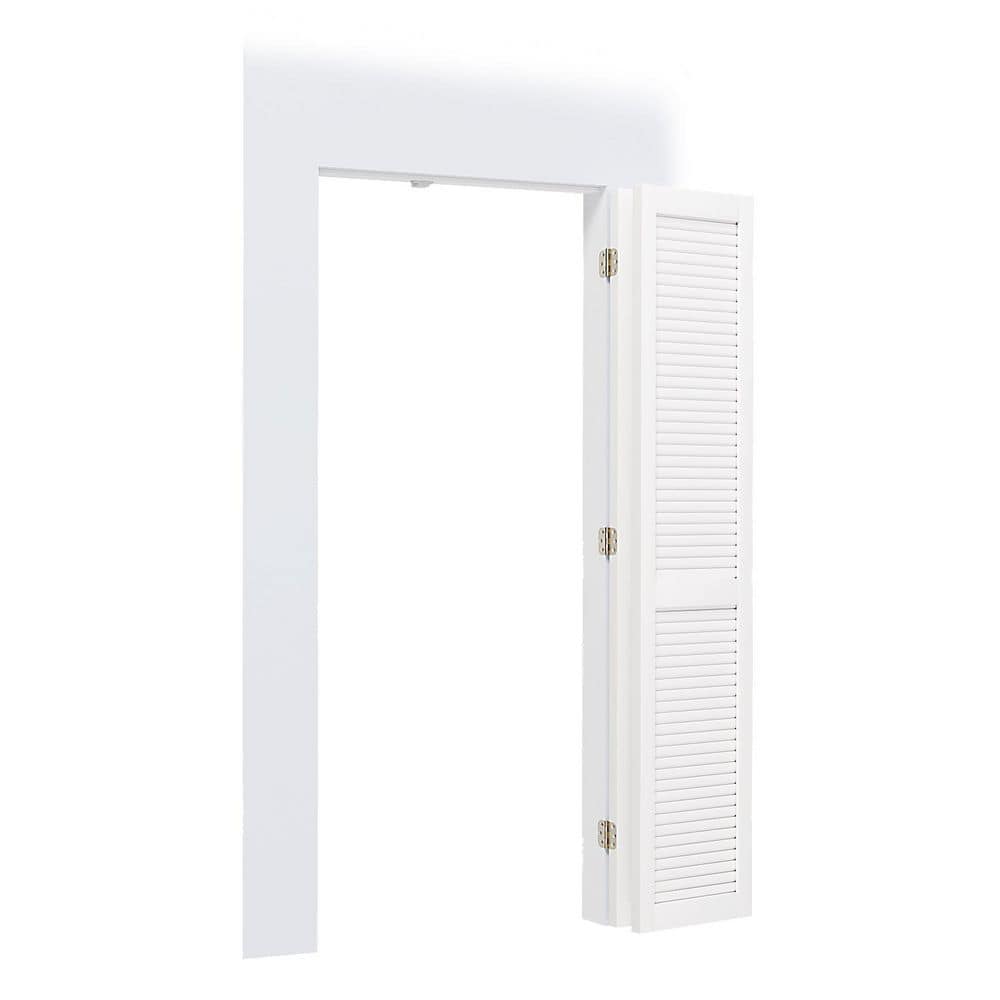 TENONER 36 in x 80 in Louvered Panel, Composite, Solid Core, MDF