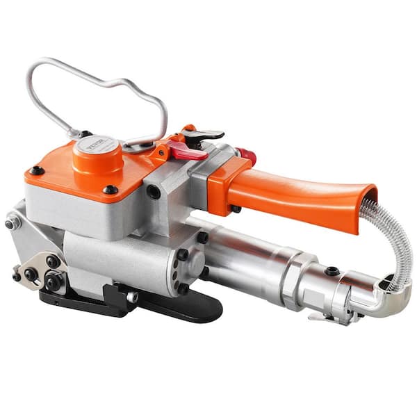 VEVOR Pneumatic Strapping Tool, for 1/2 in.-3/4 in. W PET Plastic Belt, Packaging Strapping Machine, with 3500N Max Tension