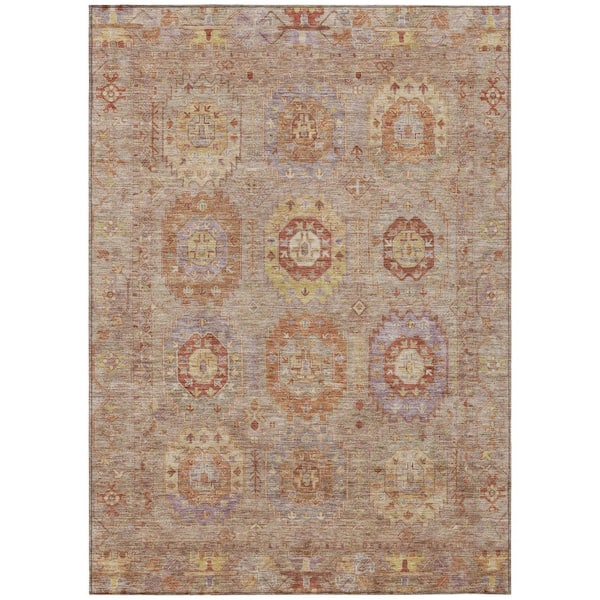 Addison Rugs Chantille Machine Washable Indoor/Outdoor Abstract ACN2227 Khaki 2 ft. 6 in. x 3 ft. 10 in. Area Rug