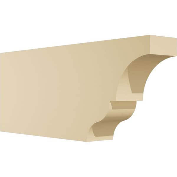 Ekena Millwork Standard Asheboro 3 in. W x 8 in. H x 20 in. D Signature Urethane Rafter Tail Outlooker
