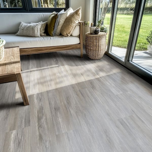 Acorn Hill 6 MIL x 7 in. W x 48 in. L Waterproof Click Lock Waterproof Luxury Vinyl Plank Flooring (26.15 sq. ft./case)