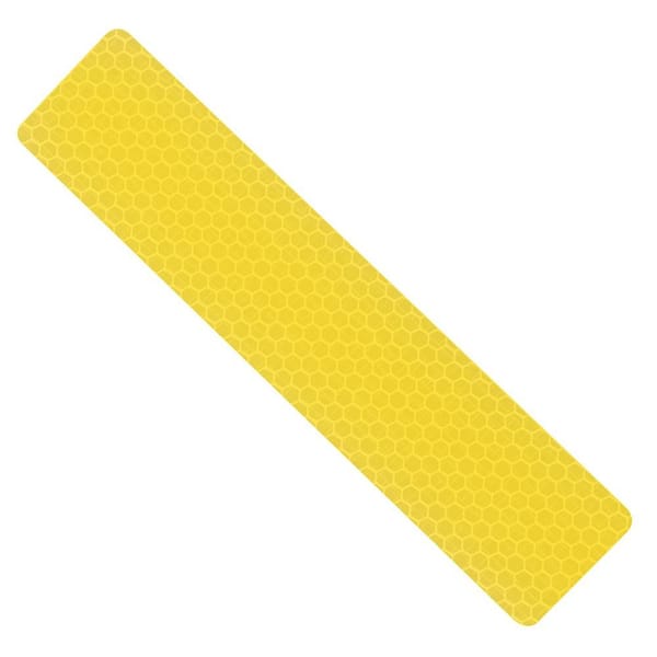 The Hillman Group 1.25 in. x 6 in. Yellow Reflective Safety Strips