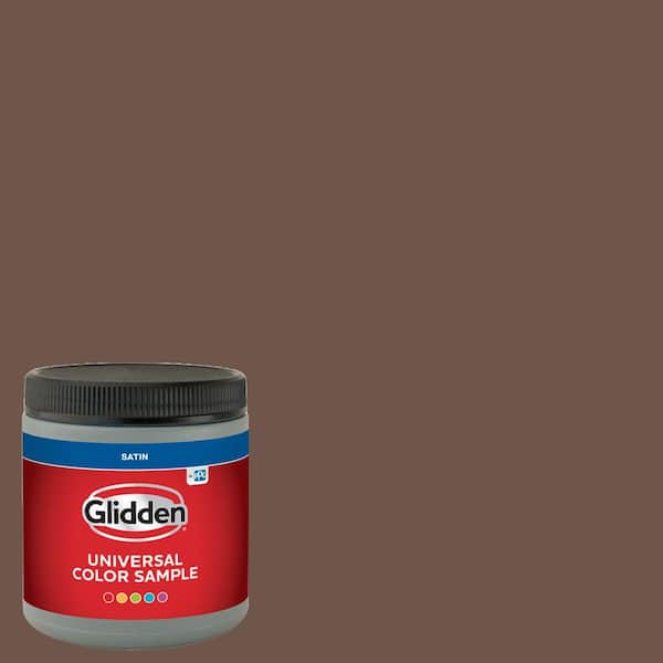 Glidden 8 oz. PPG1074-6 Carmelized Walnut Satin Interior Paint Sample