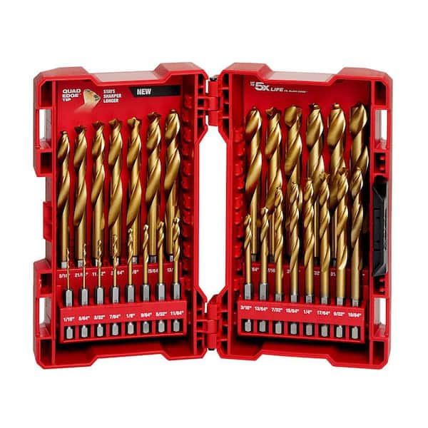 Milwaukee Shockwave Titanium Driver Impact Drill Bit Set Hex Durable Screw 29 Pc Milwaukee Shockwave Titanium Driver Impact Drill Bit Set Hex Durable Screw 29 Pc