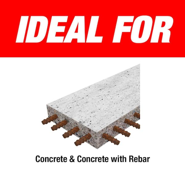 1/2 in. x 4 in. x 6 in. Rebar Demon SDS-Plus 4-Cutter Full Carbide Head Hammer Drill Bit