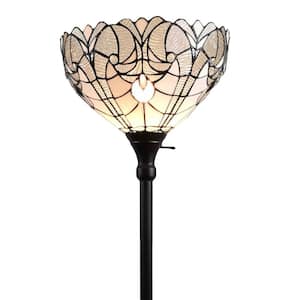 72 in. Tiffany Style Torchiere Floor Lamp