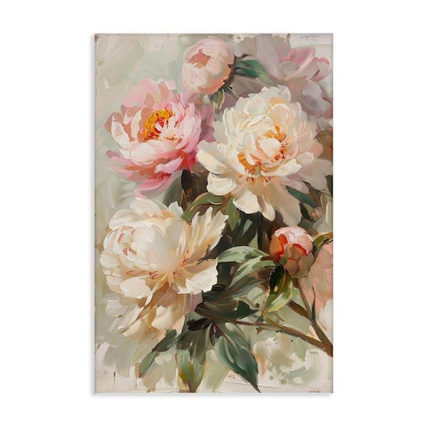 Spring Peony Bundle by LSR Design Studio Unframed Nature Graphic Art Print 30 in. x 20 in.
