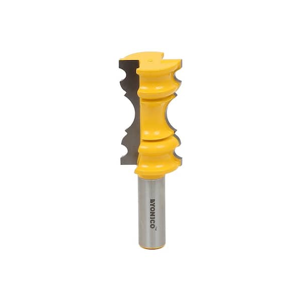 Yonico Chair Rail Molding 2 in. Len. 1/2 in. Shank Carbide Tipped Router Bit