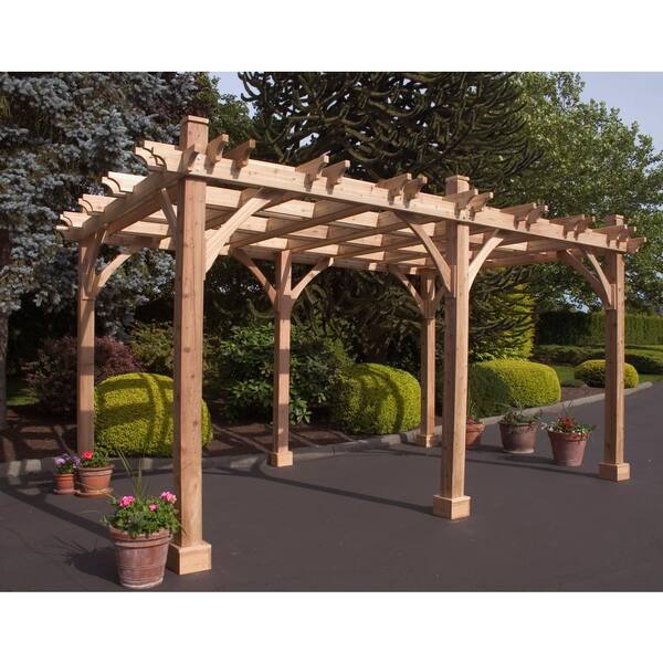 Outdoor Living Today 10 ft. x 16 ft. Breeze Cedar Pergola