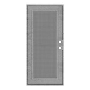 32 in. x 80 in. Full View Silverado Right-Hand Surface Mount Security Door with Meshtec Screen