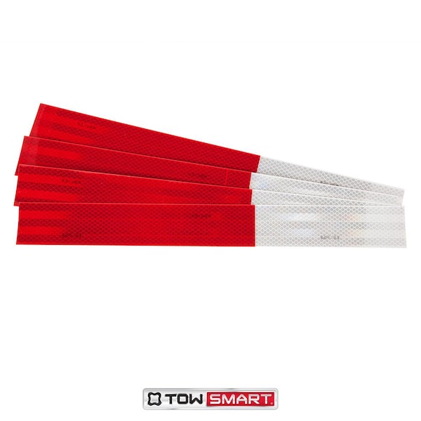 Everbilt 1.25 in. x 6 in. Red Reflective Safety Strips 31085 - The Home  Depot