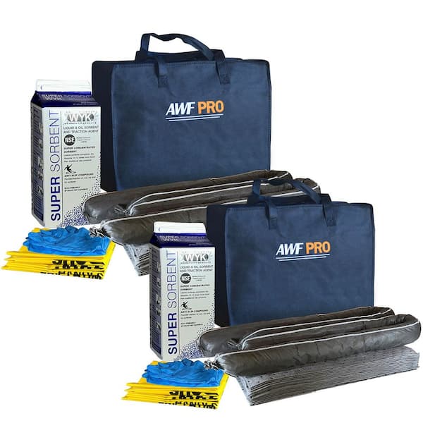 Spill Containment Products 2-Pack Portable Economy Spill Kits