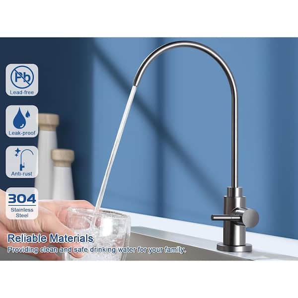 Lukvuzo Non-Air Gap Drinking Water Single Handle Beverage