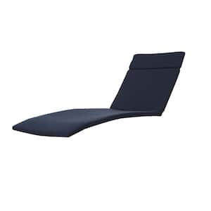 Miller Navy Blue Outdoor Patio Chaise Lounge Cushion