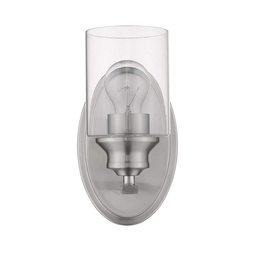9.25 in. Clear Indoor Hardwired Sconce with No Bulbs Included price history on PriceWatchPro