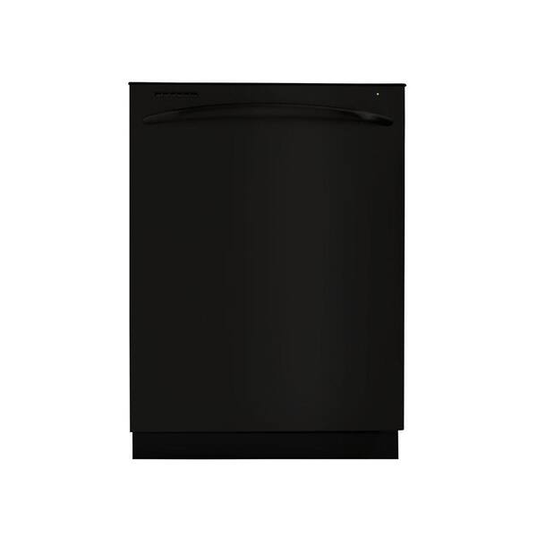 GE Top Control Dishwasher in Black with Stainless Steel Tub