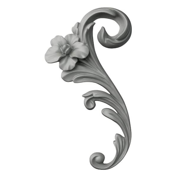 1.38 in. x 5.75 in. x 10.75 in. Polyurethane Applique and Onlay Moulding