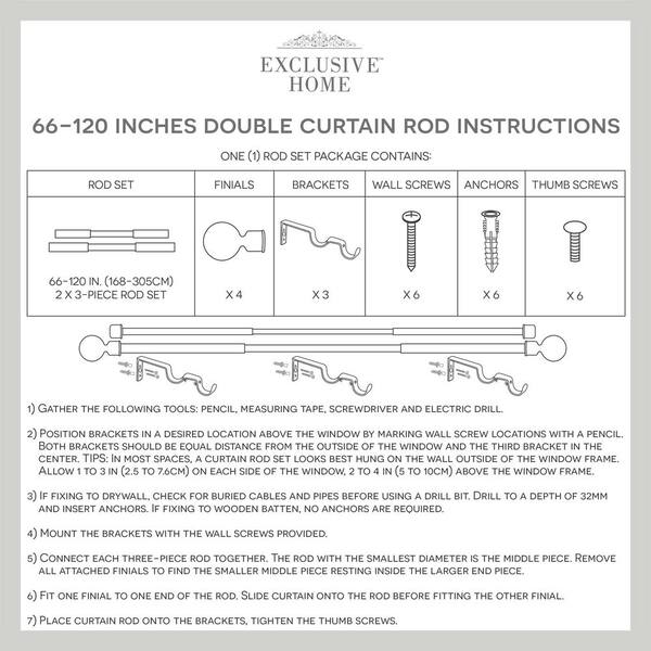 Tapestry rod discount and topper set