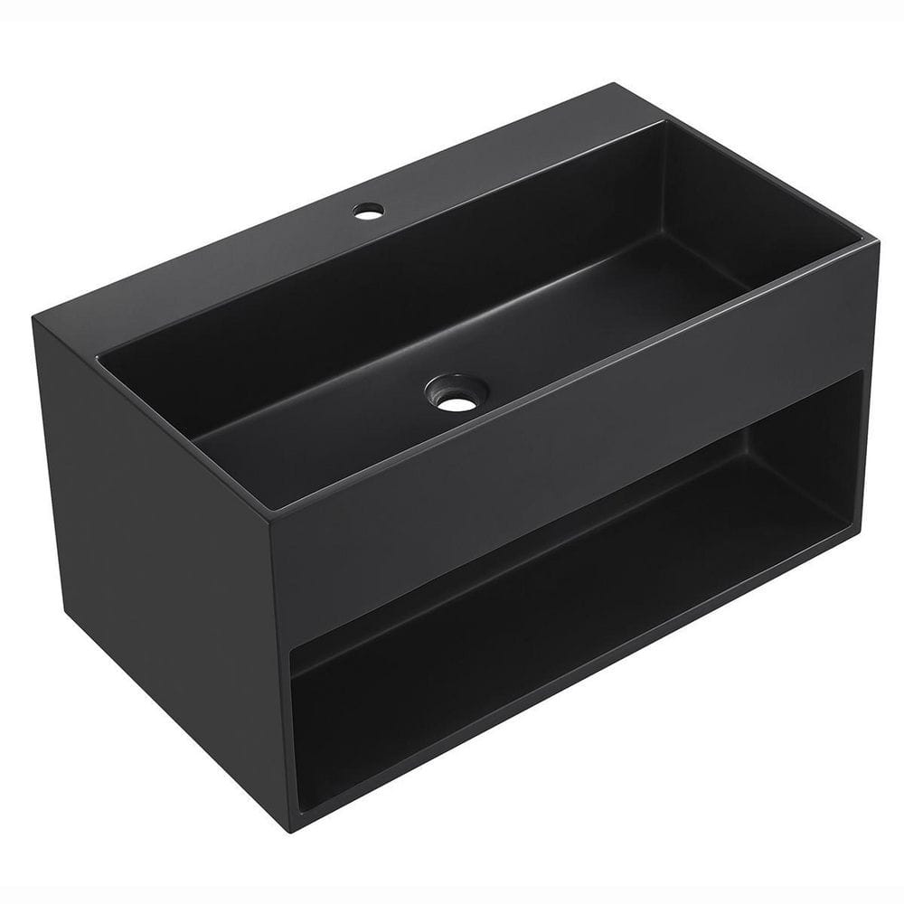 SERENE VALLEY 24 in. WallMount Bathroom Solid Surface Vanity with