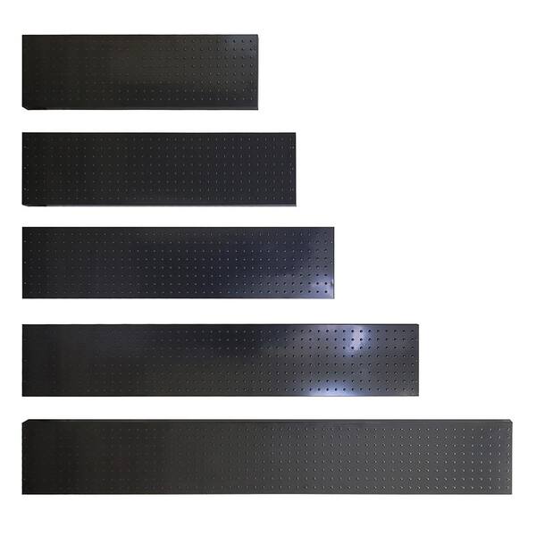 Pylex 11 in. x 72 in. Steel Stair Tread in Black