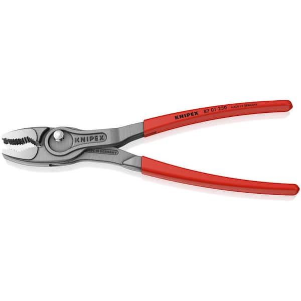 KNIPEX 10 in. Twin Grip Slip Joint Pliers 82 01 250 SBA - The Home