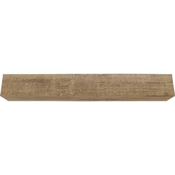 Ekena Millwork 10 in. x 12 in. x 12 ft. 3-Sided (U-Beam) Sandblasted  Natural Pine Faux Wood Ceiling Beam BMSD3C0120X100X144PP - The Home Depot