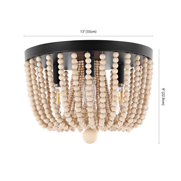 JONATHAN Y Eivissa 13 in. Oil Rubbed Bronze 3-Light Coastal JONATHAN Y Eivissa 13 in. Oil Rubbed Bronze 3-Light Coastal