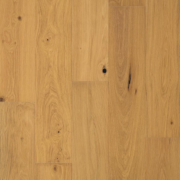 Benecia French Oak 1/2 in.T x 7.5 in.W Tongue and Groove Wirebrushed Engineered Hardwood Flooring (23.3 sq. ft./case)