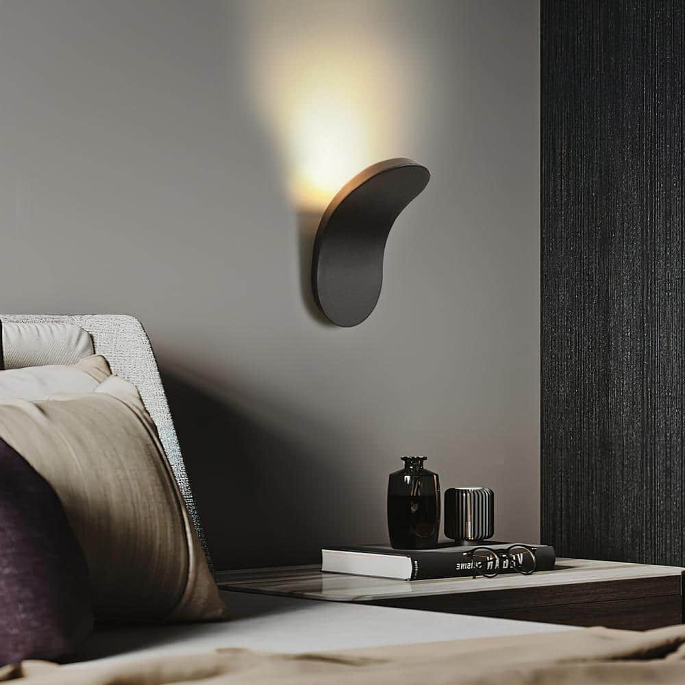 Nimbus 3.9 in. 1-Light Matte Black Minimalist Sleek LED Wall Sconce(3000K) price history on PriceWatchPro