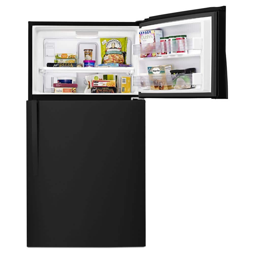 Whirlpool 33 in. Wide Top Freezer Refrigerator in Black 21 cu. ft. WRT511SZDB on Fridge.com