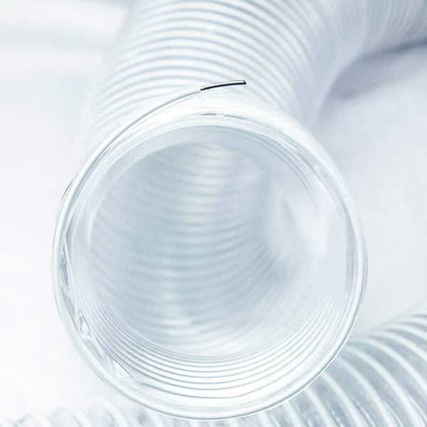 #801-10250 2.5" x 50' Flexible Dust Collection Hose PVC 