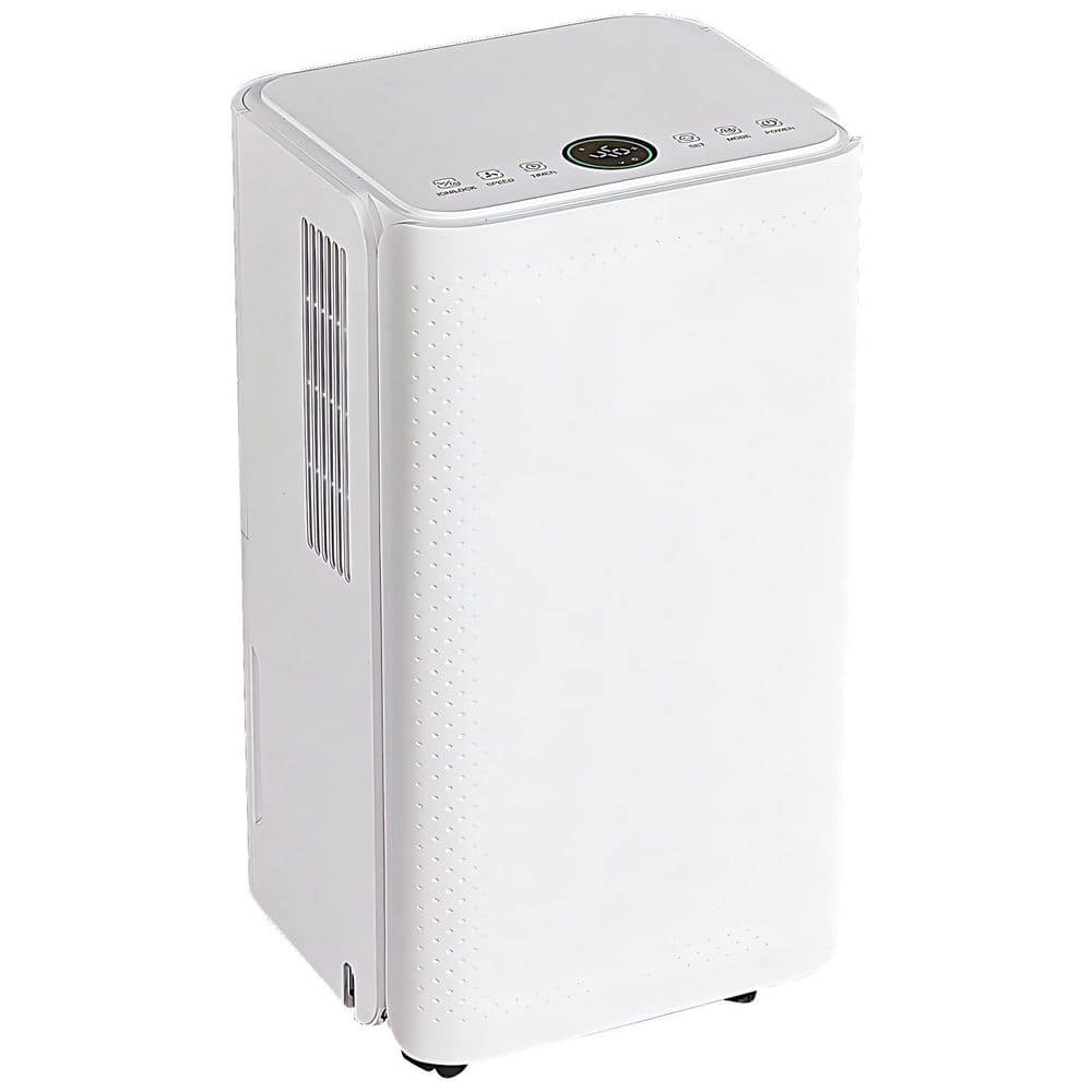 25 pt. 2,000 sq. ft. Dehumidifier for Damp Rooms in White with Drain Hose, Bucket and Auto Defrost for Basement price history on PriceWatchPro