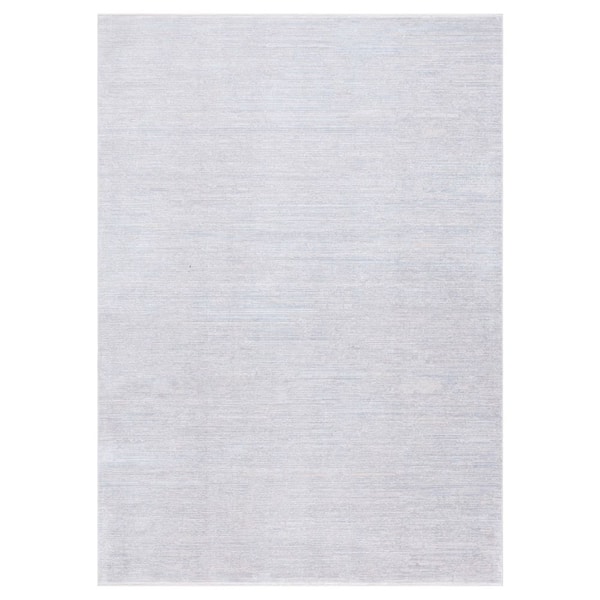 Signature 9 ft. x 12 ft. Gray/Light Gray Solid Area Rug