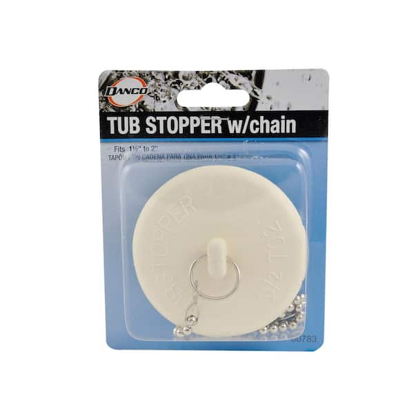 Universal Tub Stopper With Chain, Bathtub Stopper Home Depot