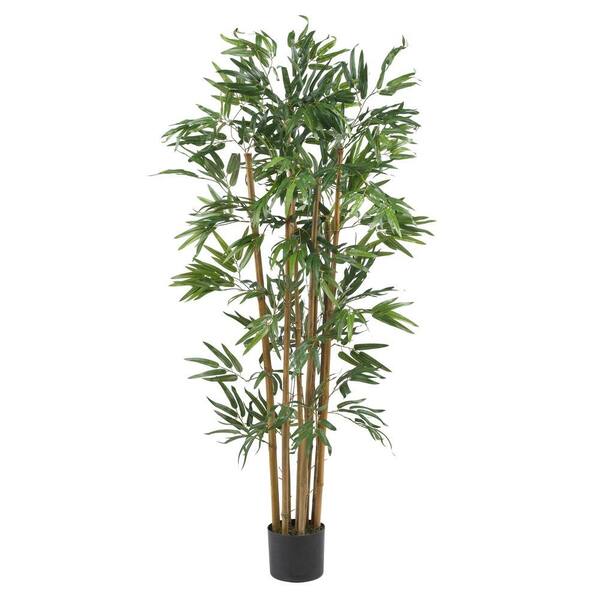 Nearly Natural 4 Ft Multi Bambusa Bamboo Silk Tree 5280 The Home Depot