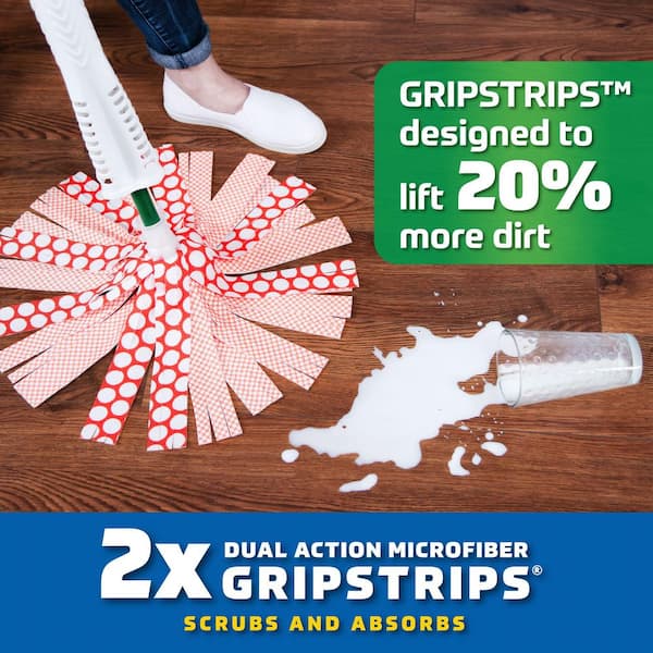 Wonder Microfiber Wet Mop with Built-in Wringer