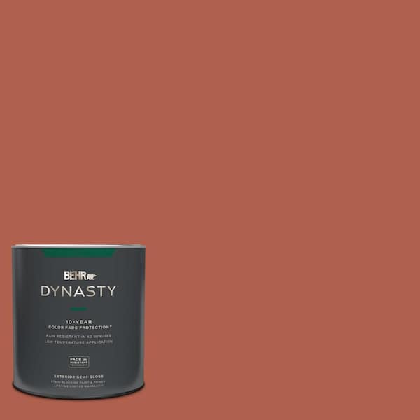 Behr Dynasty 1 Qt Bic 46 Clay Red Semi Gloss Enamel Exterior Stain