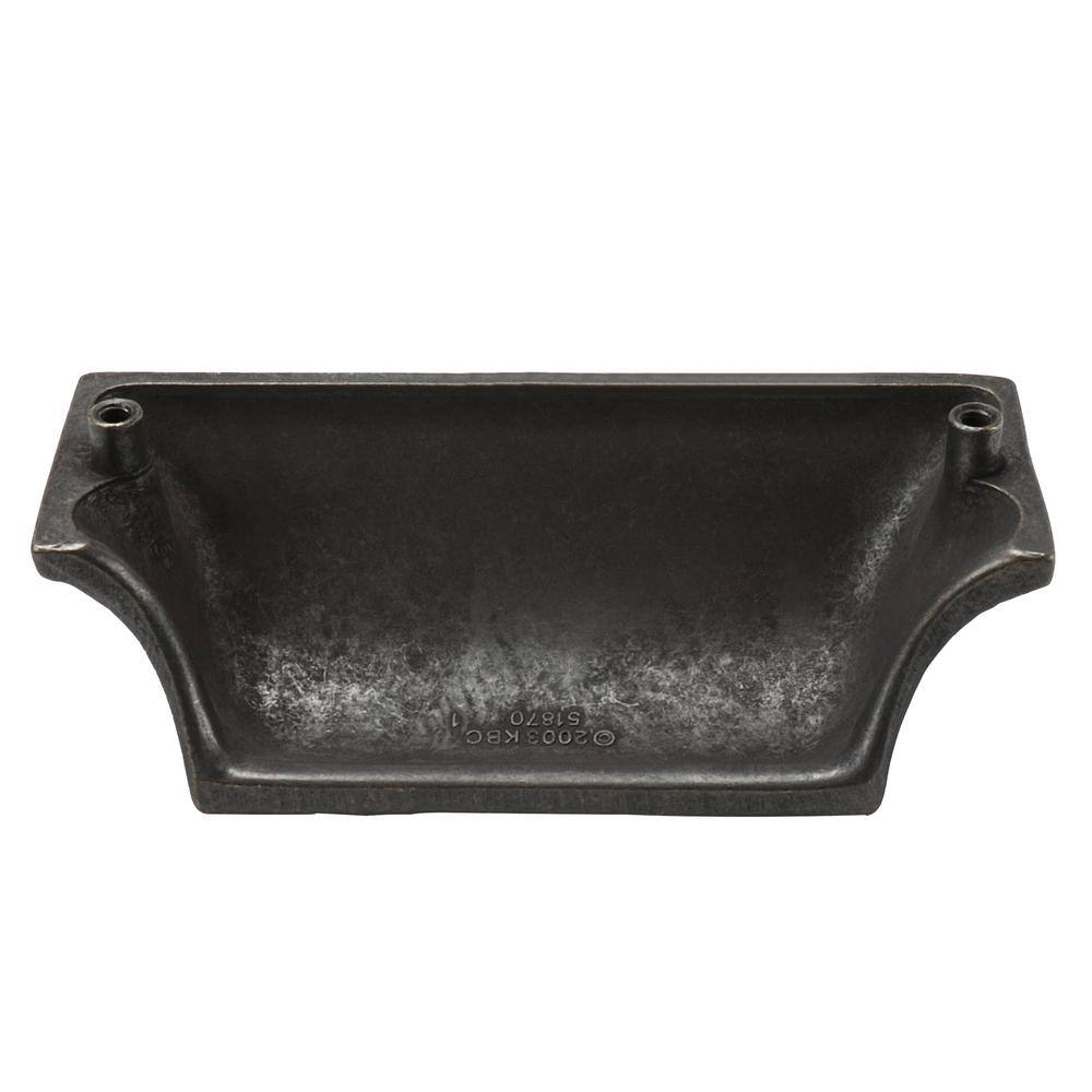 Windover Antique Iron Rustic Cup Pulls with Mounting Hardware